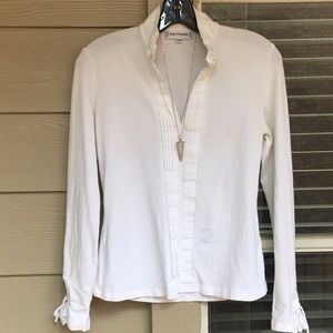 Anne Fontaine Fitted White Button Down // Size 40